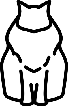 Ragdoll Cat Sketch Drawing Svg, Free Vectors File